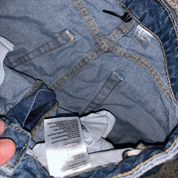 Divided H&M Blue & White Laced Jean shorts size 4 - Picture 8 of 10